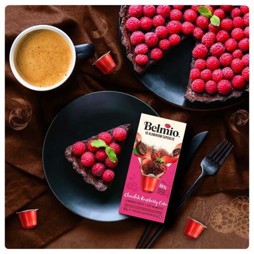 Belmio Café Raspberry kávékapszula, 10 db/dobozos kiszerelésben