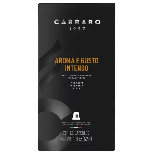 Carraro Aroma E Gusto Intenso Premium - 10 db kapszula/doboz kiszereléssel