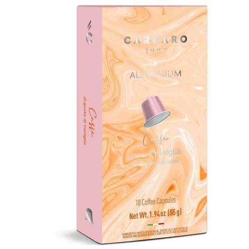 Carraro Vanilla Flavored - 10 db kapszula/doboz kiszereléssel