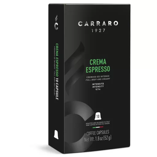 Carraro Crema Espresso Premium - 10 db kapszula/doboz kiszereléssel