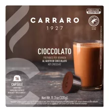 Carraro Cioccolato - 16 db kapszula/doboz kiszereléssel (Dolce Gusto kompatibilis)