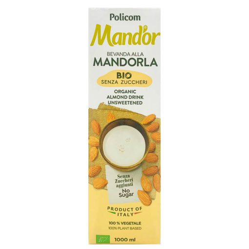 Mand'or Prémium BIO cukrozatlan mandulaital - 1L