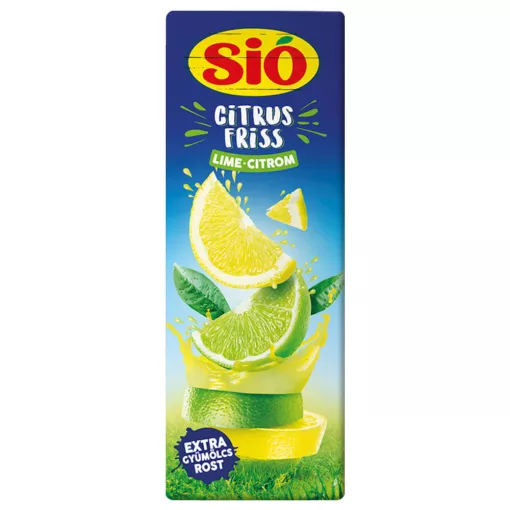Sió Citrusfriss Lime-Citrom ital gyümölcshússal 12% - 1 liter