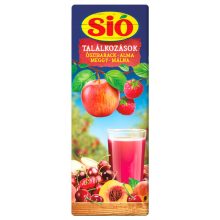 Sió Találkozások rostos Őszibarack-Alma-Meggy-Málna gyümölcsital - 1 liter