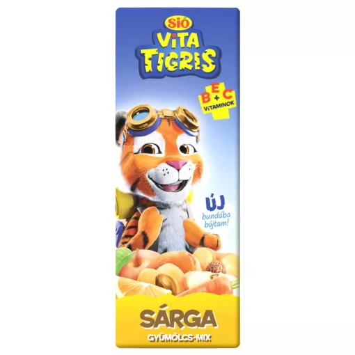 Sió Vitatigris Sárga vegyes gyümölcsital 20% - 0,2 liter