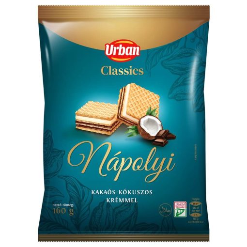 URBAN Classics Kakaós-kókuszos nápolyi 160g