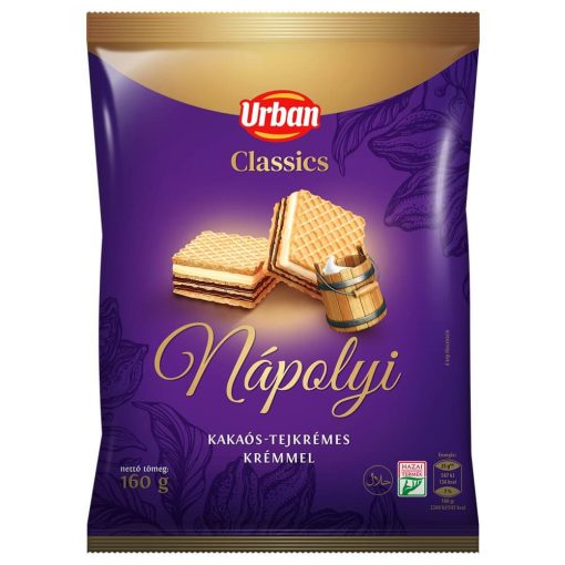 URBAN Classics Kakaós-tejkrémes nápolyi 160g