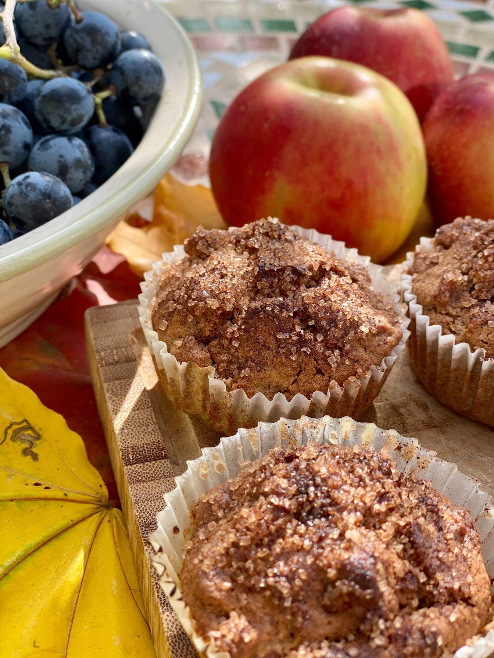 Almás-fahéjas muffin